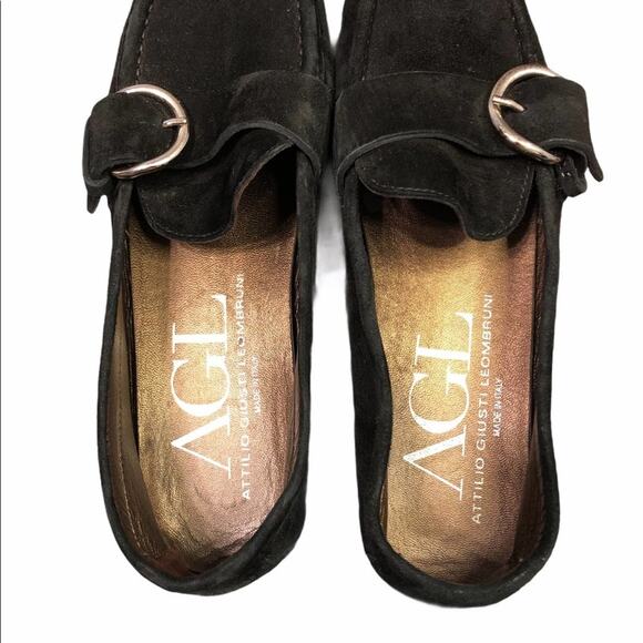 AGL Attilio Giusti Leombruni Buckle Loafer Leather‎ 7 - Picture 5 of 6